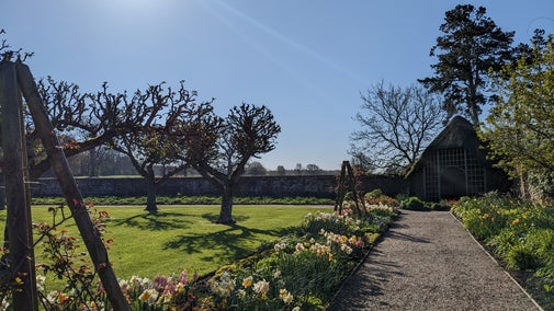Spring in the Walled Garden, Baddesley Clinton, Warwickshire